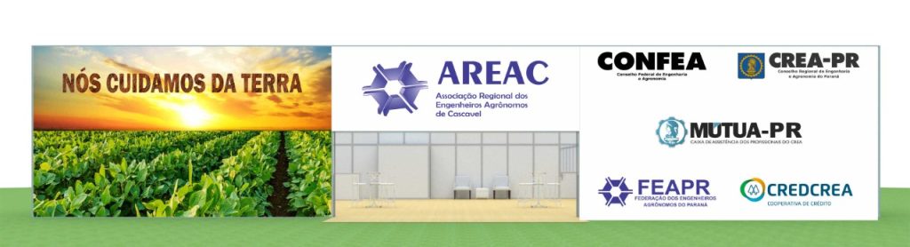 Estande da AREAC é parada obrigatório do Engenheiro Agrônomo durante o Show Rural Coopavel, de 7 a 11 de fevereiro.